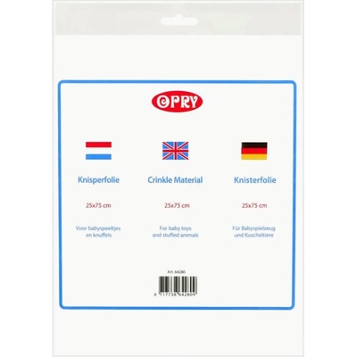 Opry Šustící folie do hraček 25 x 75 cm – Zboží Dáma