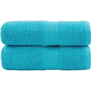 vidaXL Премиум кърпи за гости SOLUND 2 бр. тюркоазени 30x50 см 600 г/м2 (137446)