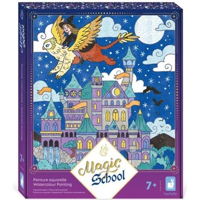 Janod Atelier Креативен комплект Maxi Рисуване с водни бои Магическо училище