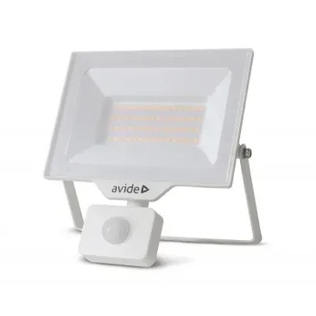 Image 1 of Avide Led ПРОЖЕКТОР РЕФЛЕКТОРЕН С ДАТЧИК 30w nw 4000k pir БЯЛ