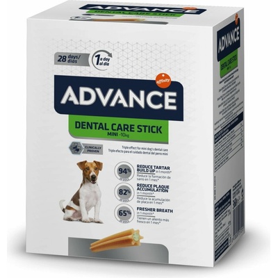 Balenie Advance mini tyčinky na dentálnu starostlivosť 360 g