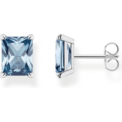 Thomas Sabo náušnice Blue stone silver H2201-009-1