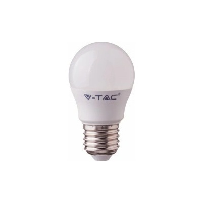 V-TAC Žiarovka LED SMART E27 4,5W, RGB+CCT, 300lm, ovládaná cez WiFi G45 VT-5124
