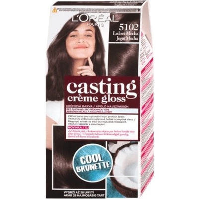 L’Oréal Casting Crème Gloss farba na vlasy 5102 Iced Mocha