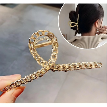 HARAHU Щипка за коса be-30424 - Злато Розово / Тип2 kp30424 (be-30424)