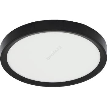Fulgur 41811 - LED Плафониера NOMY LED/18W/230V Ø 23 см черен (FG41811)