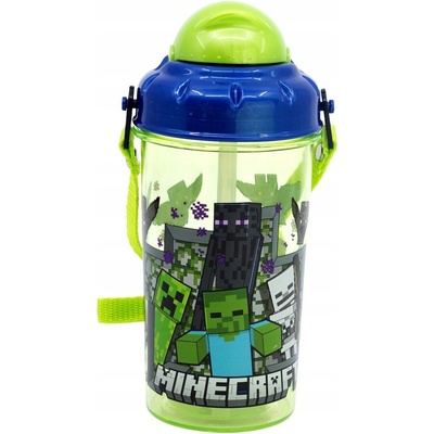 Stor fľaša na pitie Minecraft 465 ml