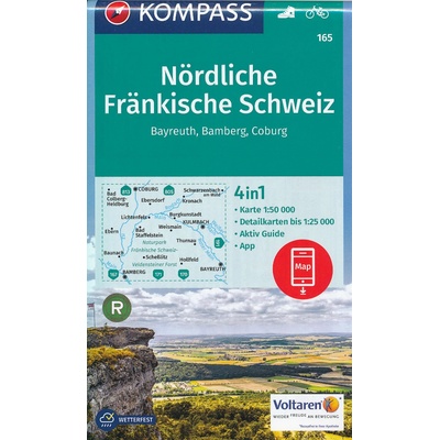 Nördliche Fränkische Schweiz 165 1:50T NKOM