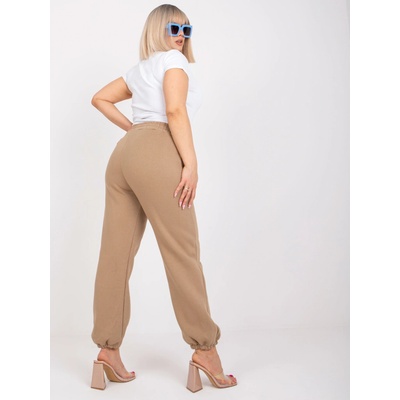 ex moda Dámské tepláky EM-DR-522.52P Béžová - tmavě