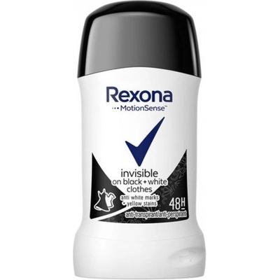 Rexona Invisible on Black + White Clothes Стик против изпотяване за жени 40 мл