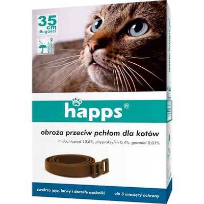 Happs Obojek proti blechám a klíšťatům pro kočky 35 cm – Zboží Dáma