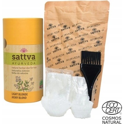 Sattva Přírodní bylinná barva na vlasy Světlá blond 150 g