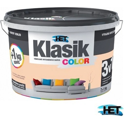 HET KLASIK COLOR 7 + 1 kg oranž broskvový