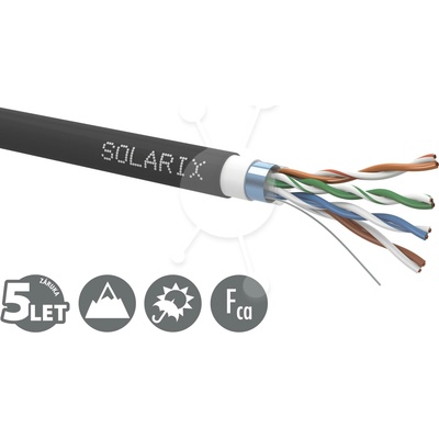 Solarix SXKD-5E-FTP-PVC+PE FTP CAT5e wire PVC+PE double, 305m