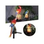 Rila Crafts LED Соларна лампа във формата на Папагал Rila Crafts, IP44, Сензор за здрач, до 8 часа (R2-22)