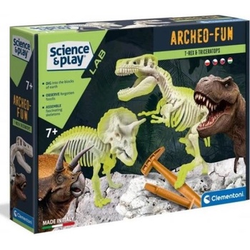 Clementoni Vykopávky T-Rex + Triceraptos