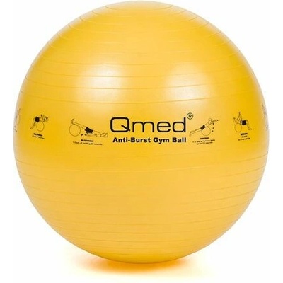 Qmed ABS lopta 45 cm žltá