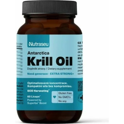 Nutraseu Antarctica krill olej 770 mg, 60 kapsúl