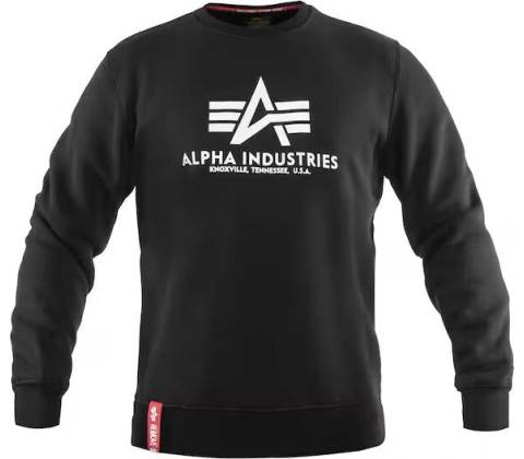 Alpha Industries mikina Basic černá