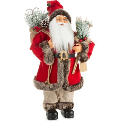 EUROFIRANY VIANOČNÁ FIGÚRKA SANTA 60 CM ČERVENÁ