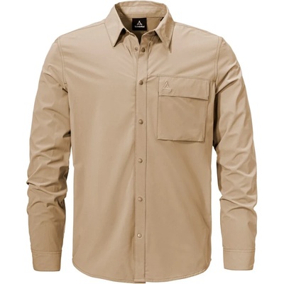 Schöffel Мъжка риза с копчета Schöffel Shirt Style Dunajec Shirt - Brandon Beige - размер 56 (EU) (033-2492-0316)