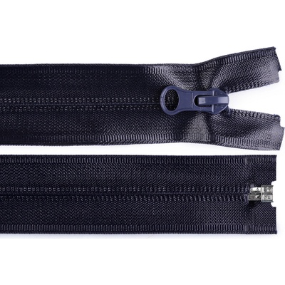 Prima-obchod Voděodolný zip No 7 délka 85 cm spirálový, barva 330 modrá tmavá