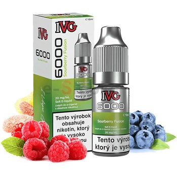 IVG 6000 Salt Sourberry Fusion 10 ml 20 mg