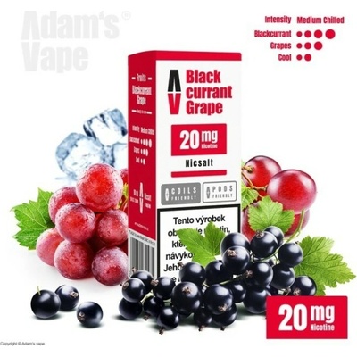 Adams Vape Salt Blackcurrant Grape 10 ml 20 mg