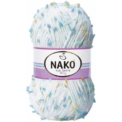 Nako Pletací příze Nako Kar Tanesi Baby 60309 - modro bílá