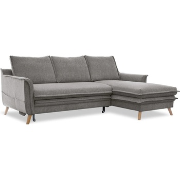 Miuform Сив разтегателен ъглов диван (десен ъгъл) Charming Charlie - Miuform (1721ETS505)