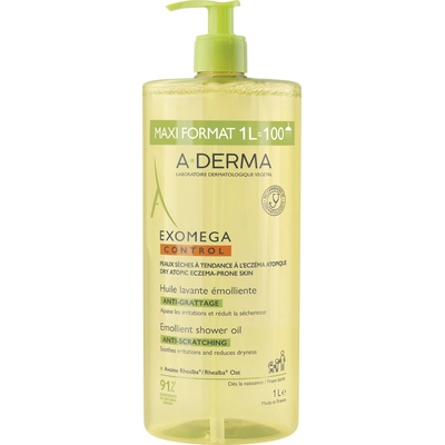 A-Derma Exomega Control Emollient Shower Oil sprchový olej 200 ml