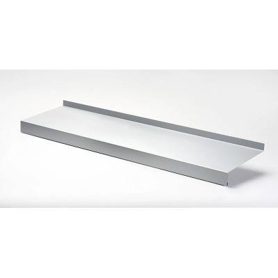 Parapet venkovní r.š.250mm - pozink Lakovaný RAL 9006 stříbrná s folií dl.2m