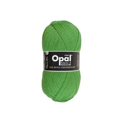 Příze Opal 6-vrstvý Uni Hráškově zelená 150 g | 75 % vlna | 420 m