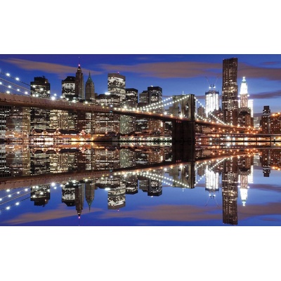 Postershop Fototapeta vliesováNoční Brooklyn Bridge 2 rozměry 104x70,5 cm