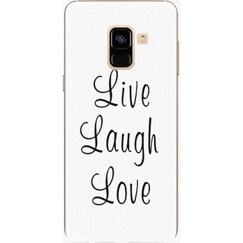 Púzdro iSaprio - Live Laugh Love - Samsung Galaxy A8 2018