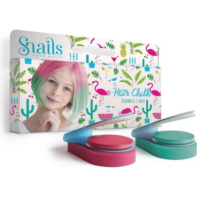 Snails Shc005 Комплект тебешири за коса 2бр - Фламинго (shc005)