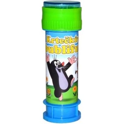 Krtkov bublifuk s hrkavkou zelený 50ml
