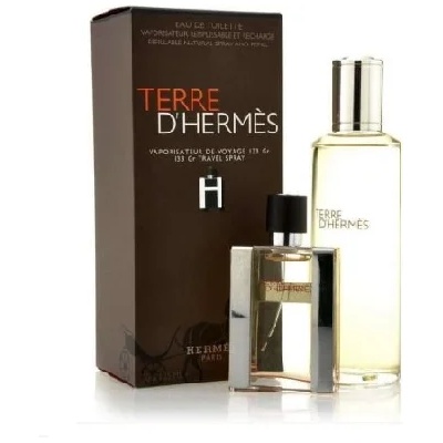 Hermès Terre d'Hermes подаръчен комплект Man Eau de Toilette 30 ml + Eau de Toilette náplň 125 ml
