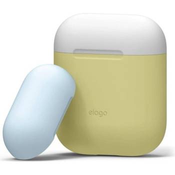 elago Защитен калъф Elago Duo за Apple Airpods, жълт (EAPDO-YE-WHPB)