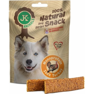 JK ANIMALS 100% Natural Snack Monoprotein Turkey 100 g