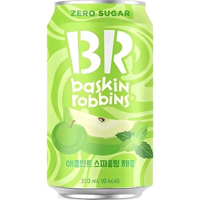 Baskin Robins Zero Apple Mint Sparkling Drink 350 ml