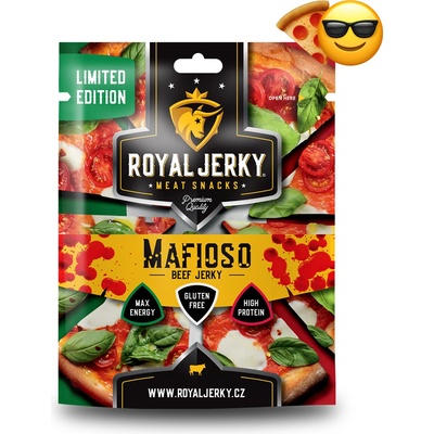 Royal Jerky Hovězí sušené maso Mafioso 22 g – Sleviste.cz