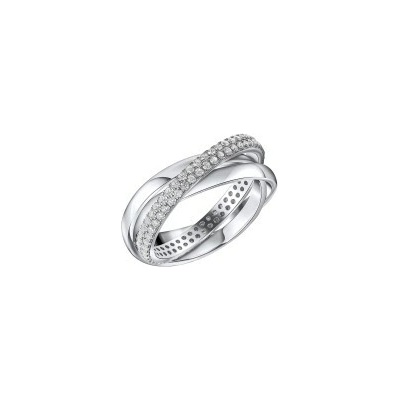 Diamonfire strieborný prsteň R3874