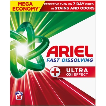 Ariel Прах за пране Ariel Plus Oxi 3.74 кг/68 бр. кутия