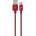 Ttec Кабел AlumiCable Micro USB Charge/Data Cable, Червен
