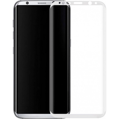 Стъклен протектор за цял екран, No brand, For Samsung Galaxy S8 Plus, 0.3mm, White - 52293 (DE-52293)