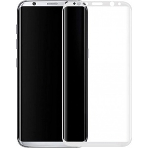  Стъклен протектор за цял екран, No brand, For Samsung Galaxy S8 Plus, 0.3mm, White - 52293 (DE-52293)