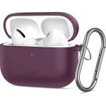 Tech-protect силиконова кукичка за apple airpods pro 3, бордо