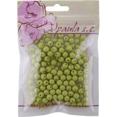 Kulaté korálky 8mm, 50g lesklé, olivové