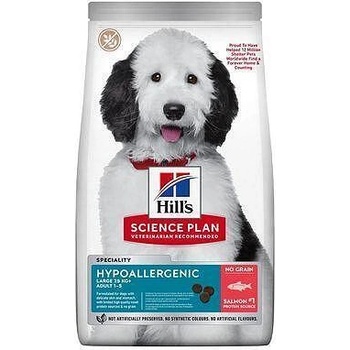 Hill's Hill’s Science Plan Hypoallergenic Large Breed Adult със сьомга хипоалергенна храна за кучета от едри породи на възраст 1-6 години 10+2kg